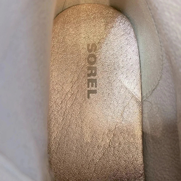 SOREL Women's Harlow Lace Lux Waterproof Leather Booties, Size 8.5 - Picture 7 of 10